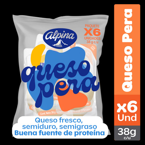 QUESO PERA 6U 38G ALPINA